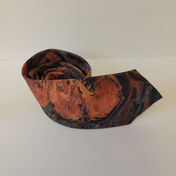 Italian All Silk Hand Made Multicolor Long Ties - Picture 1 of 6